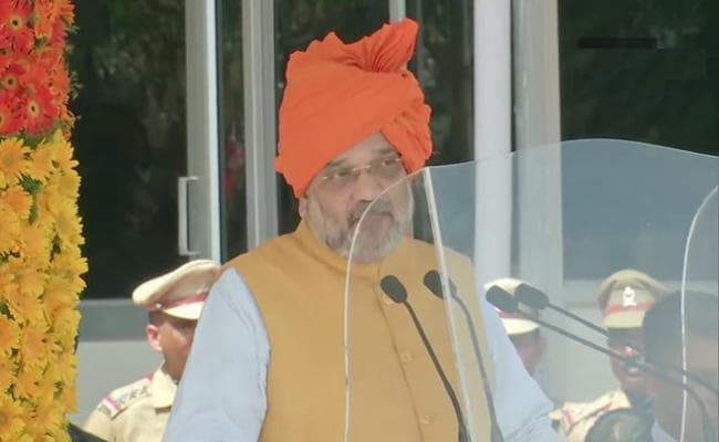 हैदराबाद में बोले अमित शाह : सरदार पटेल ने 630 रियासतों का विलय किया, जम्मू-कश्मीर को मोदी ने मिलाया