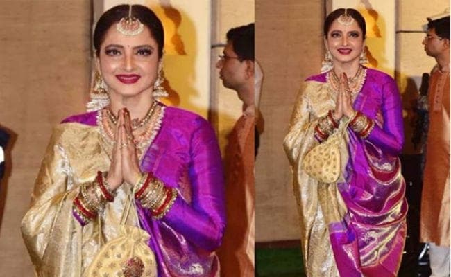 PHOTOS : रेखा से लेकर काजोल तक, इन अभिनेत्रियों ने साड़ी में ढाया कहर