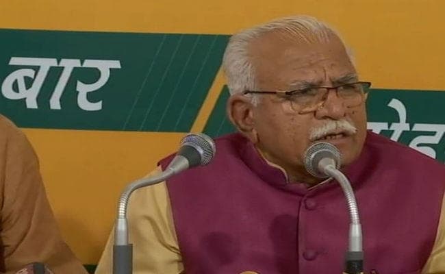 हरियाणा के CM खट्टर ने कहा- विपक्ष विभाजित, चुनावों में भाजपा 75 से अधिक सीट जीतेगी