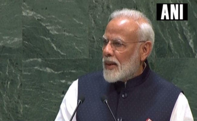 UN में पीएम मोदी ने कहा, आतंकवाद के खिलाफ दुनिया को एकजुट होना जरूरी, हमने युद्ध नहीं बुद्ध दिया है...
