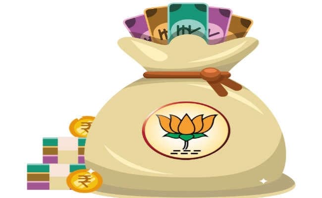 कांग्रेस की चार गुना बढ़ी आमदनी, भाजपा की दोगुने से भी कम