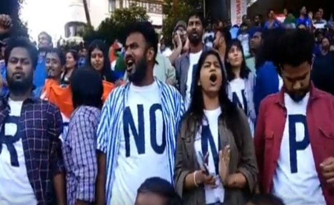 भारत-ऑस्ट्रेलिया मैच के दौरान दर्शकों ने किया CAA का विरोध, वीडियो वायरल