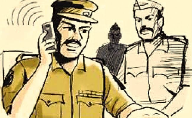थानेदार को मुक्का मार भागने वाले युवक की ससुराल में बिरनी पुलिस तीन घंटे बंधक
