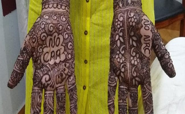 दुल्हन ने मंडप से सीएए व एनआरसी का विरोध किया