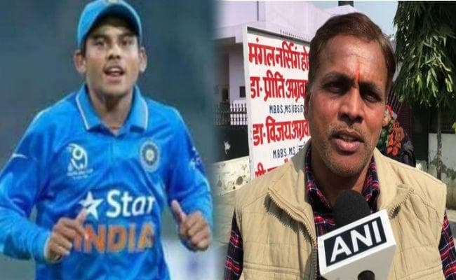प्रियम गर्ग के पिता ने कहा – अंडर 19 वर्ल्ड कप जीतकर लौटेगा मेरा बेटा