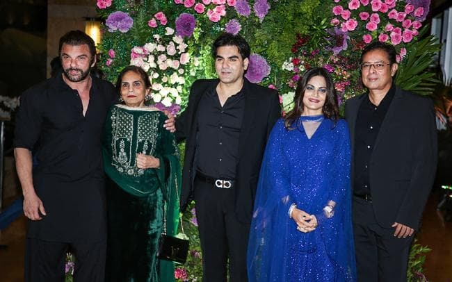 अरमान-अनीसा की शादी में बॉलीवुड सितारों से सजी शाम, देखें कुछ खास तस्वीरें