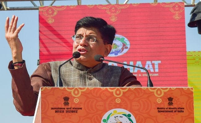 पीयूष गोयल ने कहा, किसी ई-कॉमर्स कंपनी को टर्नओवर से अधिक घाटा होने से नहीं मिलते हैं अच्छे संकेत