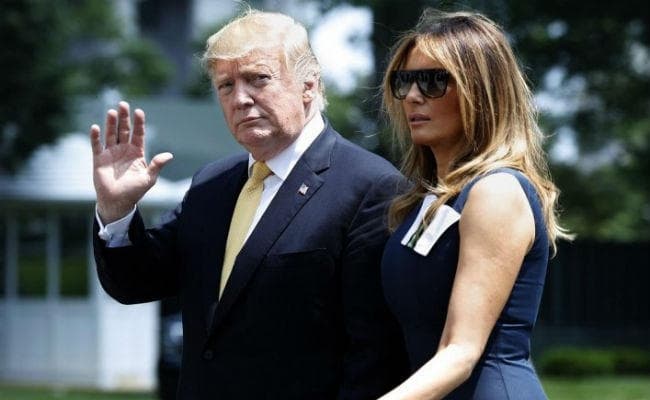 Donald trump and Melania trump , Taj Mahal : पत्नी मेलानिया संग ताज का दीदार करेंगे अमेरिकी राष्ट्रपति डोनाल्ड ट्रंप