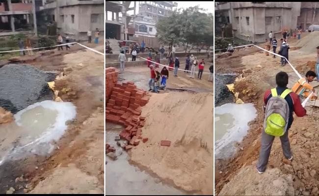 इंडियन ऑयल की पाइपलाइन में लीकेज, डीजल लूटने लगी होड़