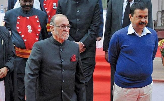 केजरीवाल ने उपराज्यपाल अनिल बैजल से की मुलाकात