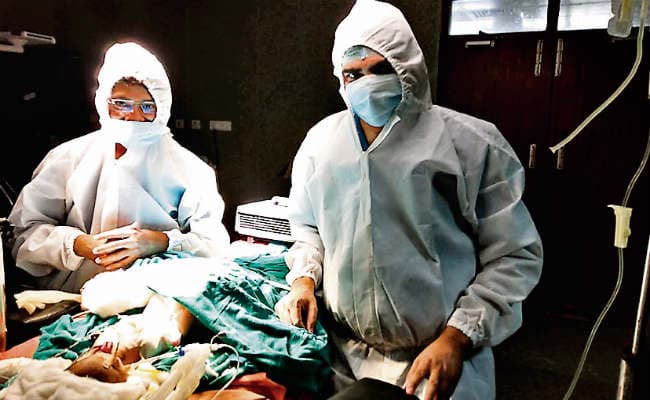 Coronavirus : 14 दिन की कोरोना पॉजिटिव बच्ची की आंत की हुई सर्जरी
