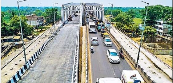 15 साल बाद गांधी सेतु के दोनों लेन पर सरपट दौड़ने लगीं गाड़ियां, पांच साल में तैयार हुआ सुपर सट्रक्चर