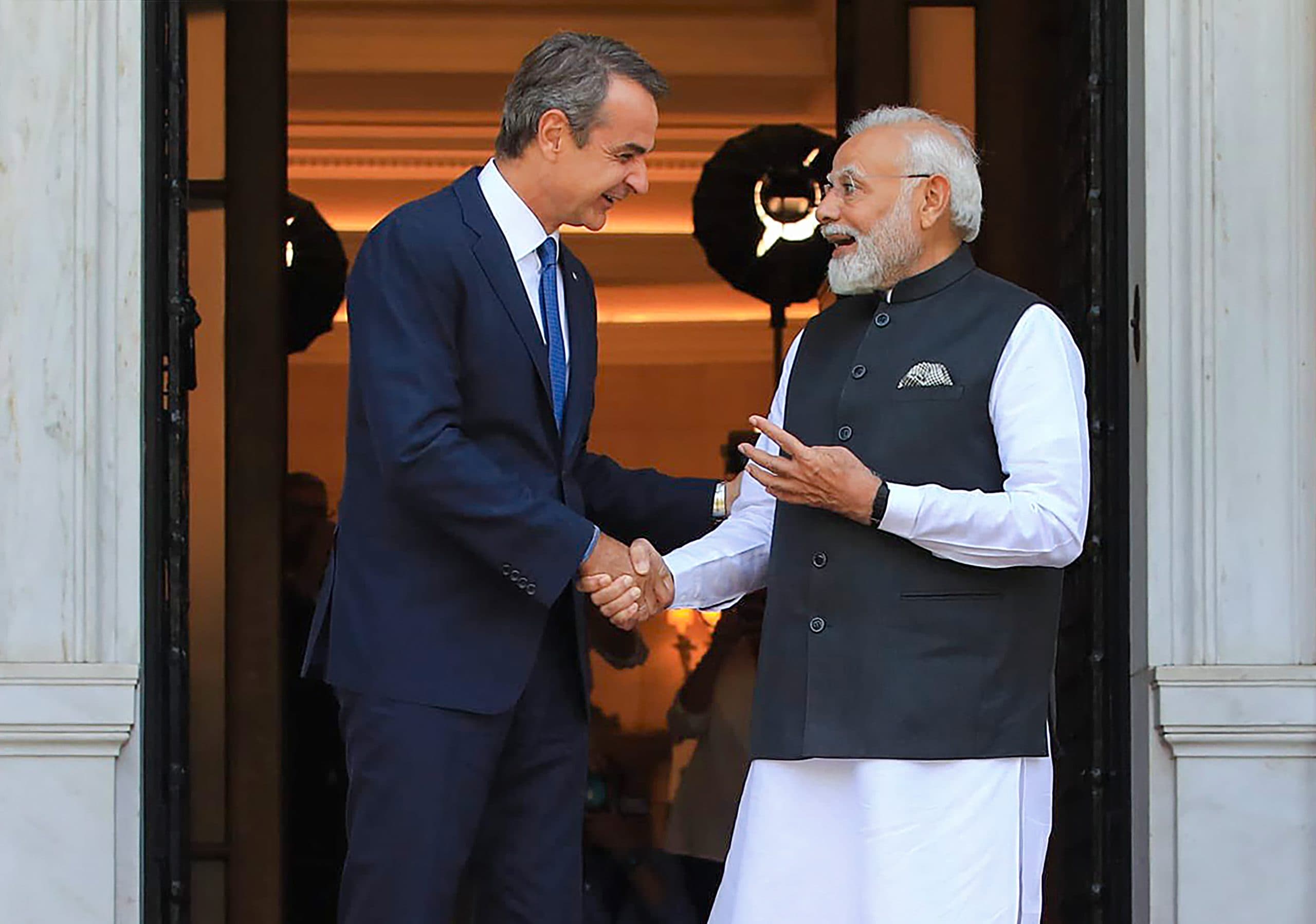 यूनान के प्रधानमंत्री से बातचीत को पीएम मोदी ने बताया स्वाभाविक मेल, 'कैटरीना' को कहा धन्यवाद