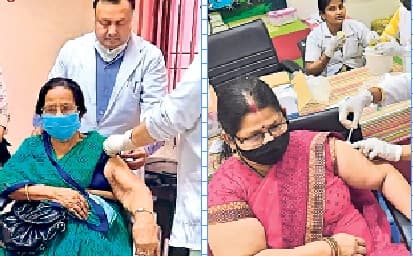 बिहार में 85 हजार महिलाएं समेत रिकॉर्ड 1.47 लाख बुजुर्गों को लगा टीका, फूलों से हुआ स्वागत