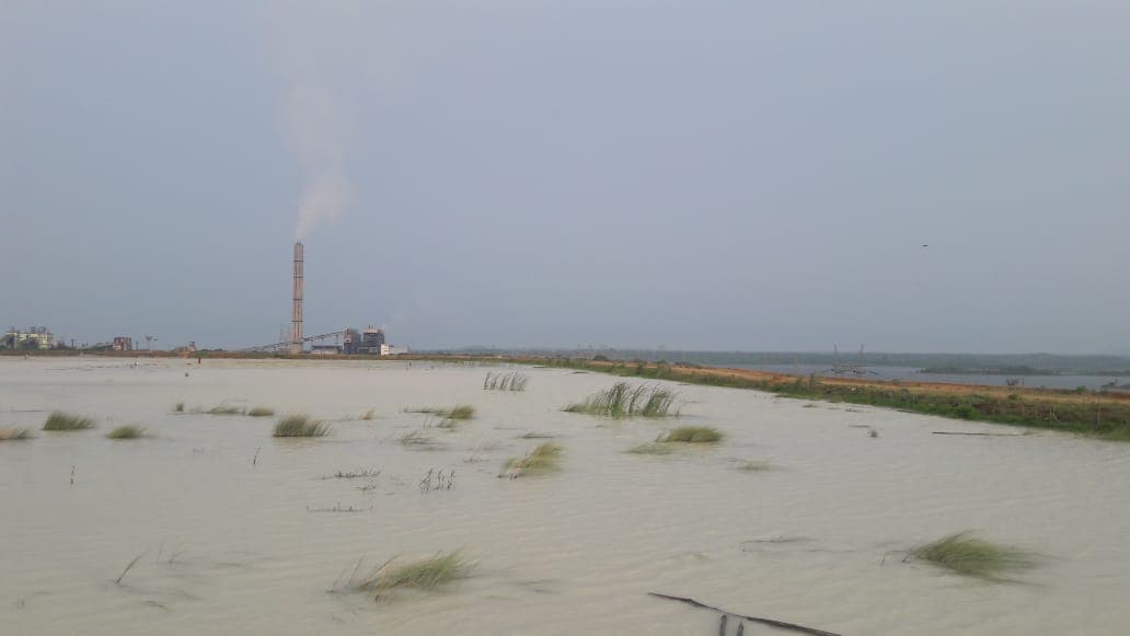 टीटीपीएस का ऐश पॉन्ड टूटने की कगार पर, विद्युत उत्पादन हो सकता है ठप