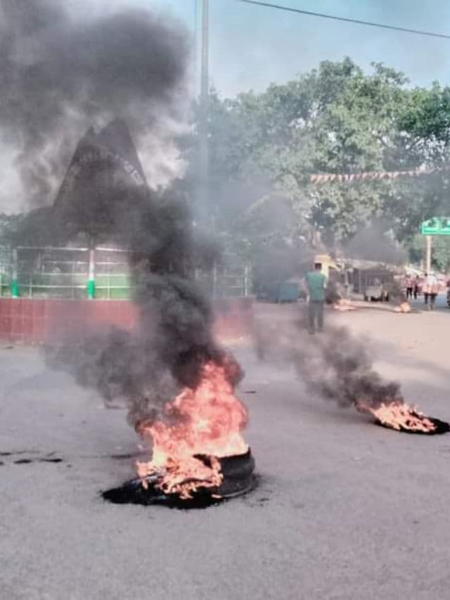 60-40 नियोजन नीति के विरोध में स्टूडेंट्स यूनियन के झारखंड बंद का ऐसा रहा असर