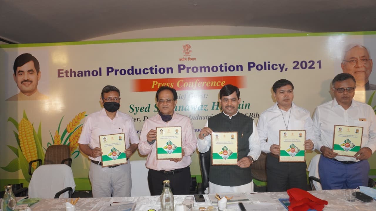 बिहार में इथेनॉल उत्पादन प्रारंभ होने का काउंड डाउन शुरू, बैंक, उत्पादक और ऑयल कंपनियां शीघ्र करेंगी करार