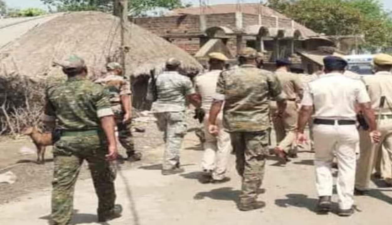 मुजफ्फरपुर में छापेमारी करने गयी पुलिस टीम पर हमला, हथियार छीनने का हुआ प्रयास, चार गिरफ्तार