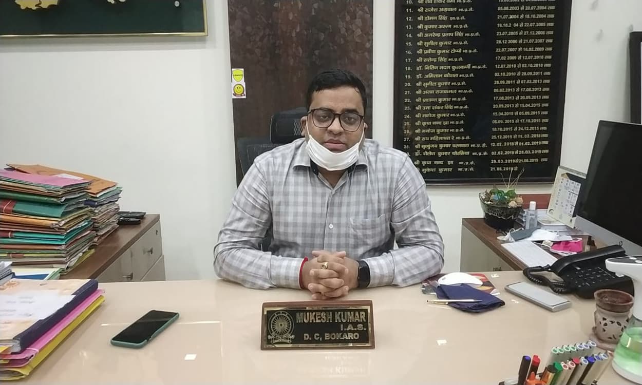 बोकारो डीसी ने लोगों से की अपील, कहा- कोरानो को हराना है, तो नियमों का जरूर करें पालन