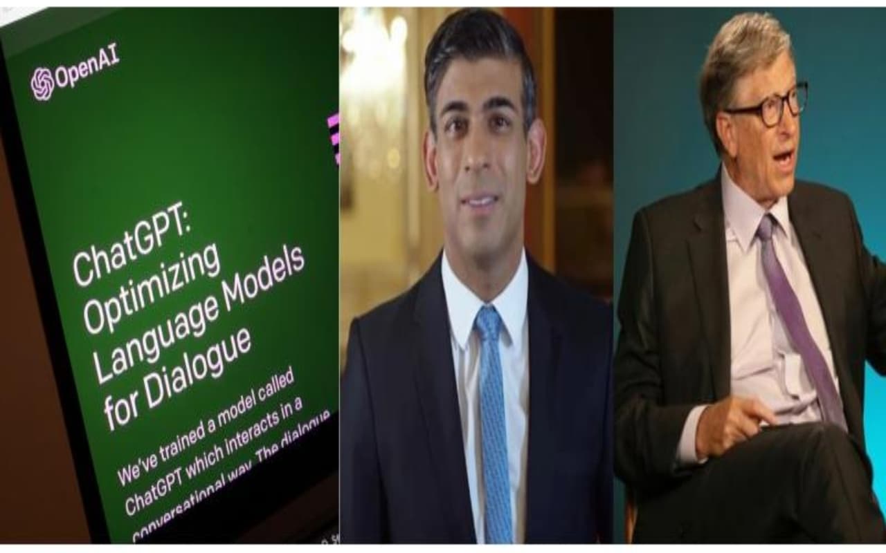 ChatGPT ने लिया ब्रिटिश पीएम Rishi Sunak और Bill Gates का इंटरव्यू, पूछे ये दिलचस्प सवाल ChatGPT ने लिया ब्रिटिश पीएम Rishi Sunak और Bill Gates का इंटरव्यू, पूछे ये दिलचस्प सवाल