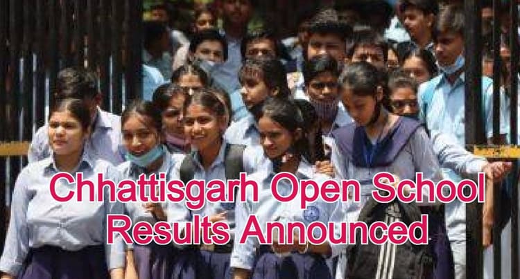 CGSOS Result 2022:छत्तीसगढ़ ओपन स्कूल के परिणाम जारी, 10वीं में 53.07%, 12वीं में 64.03% पास, डिटेल जानें