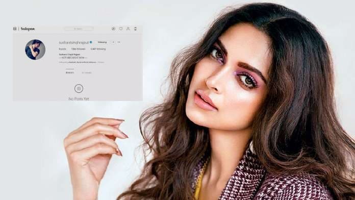 Deepika Padukone ही नहीं सुशांत सिंह राजपूत ने भी किया था अपना इंस्टा पोस्ट डिलीट, ये थी वजह