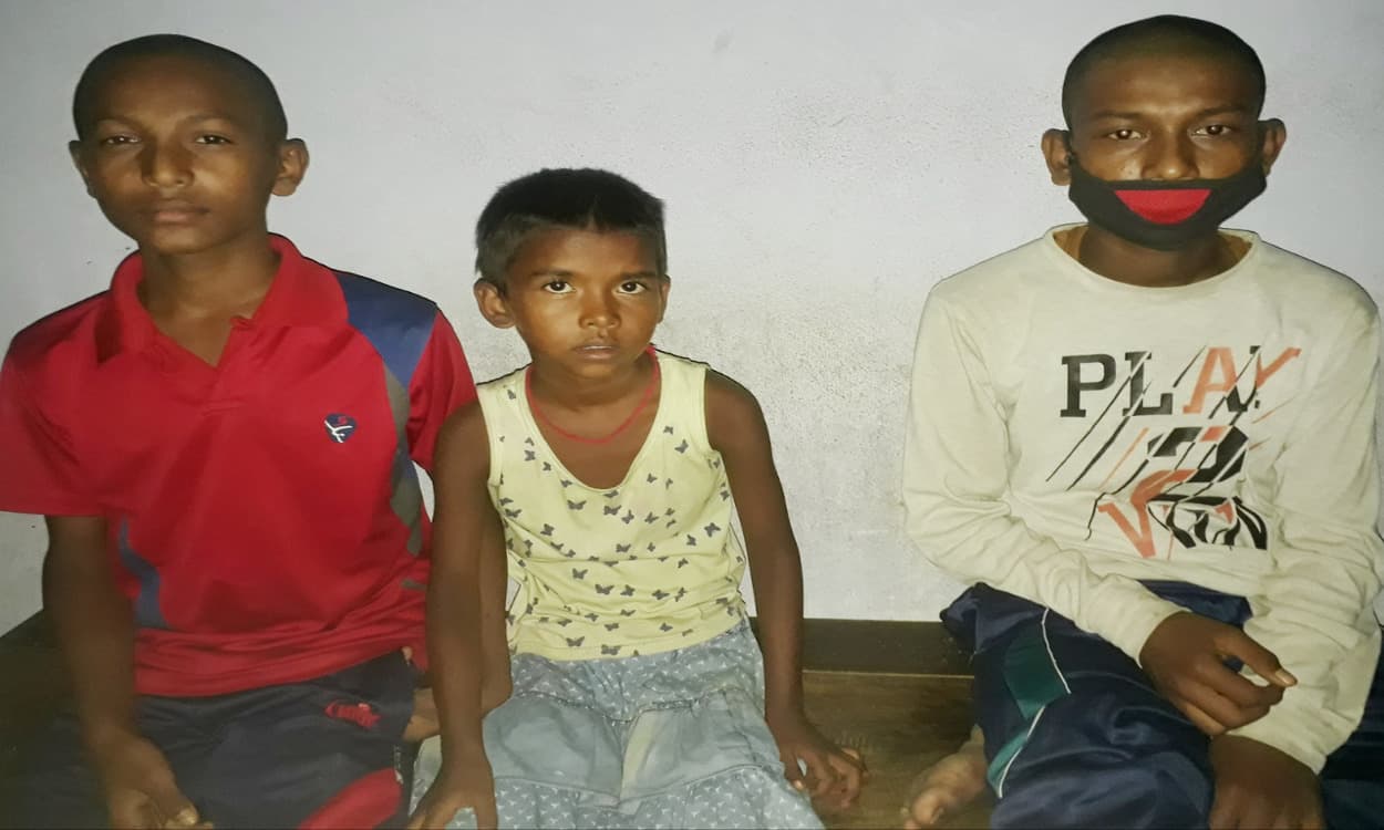 राजगंज में पति की हत्या मामले में पत्नी गयी जेल, पिता के बिना बेसहारा बच्चों को रखने से परिजनों ने किया इनकार