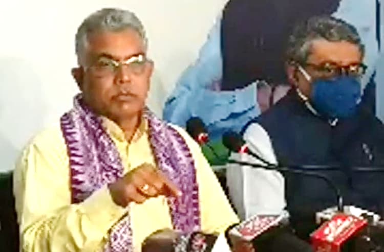 पश्चिम बंगाल के विकास में बंगालियों से बड़ी भूमिका बाहरियों ने निभायी, कोलकाता में बोले दिलीप घोष