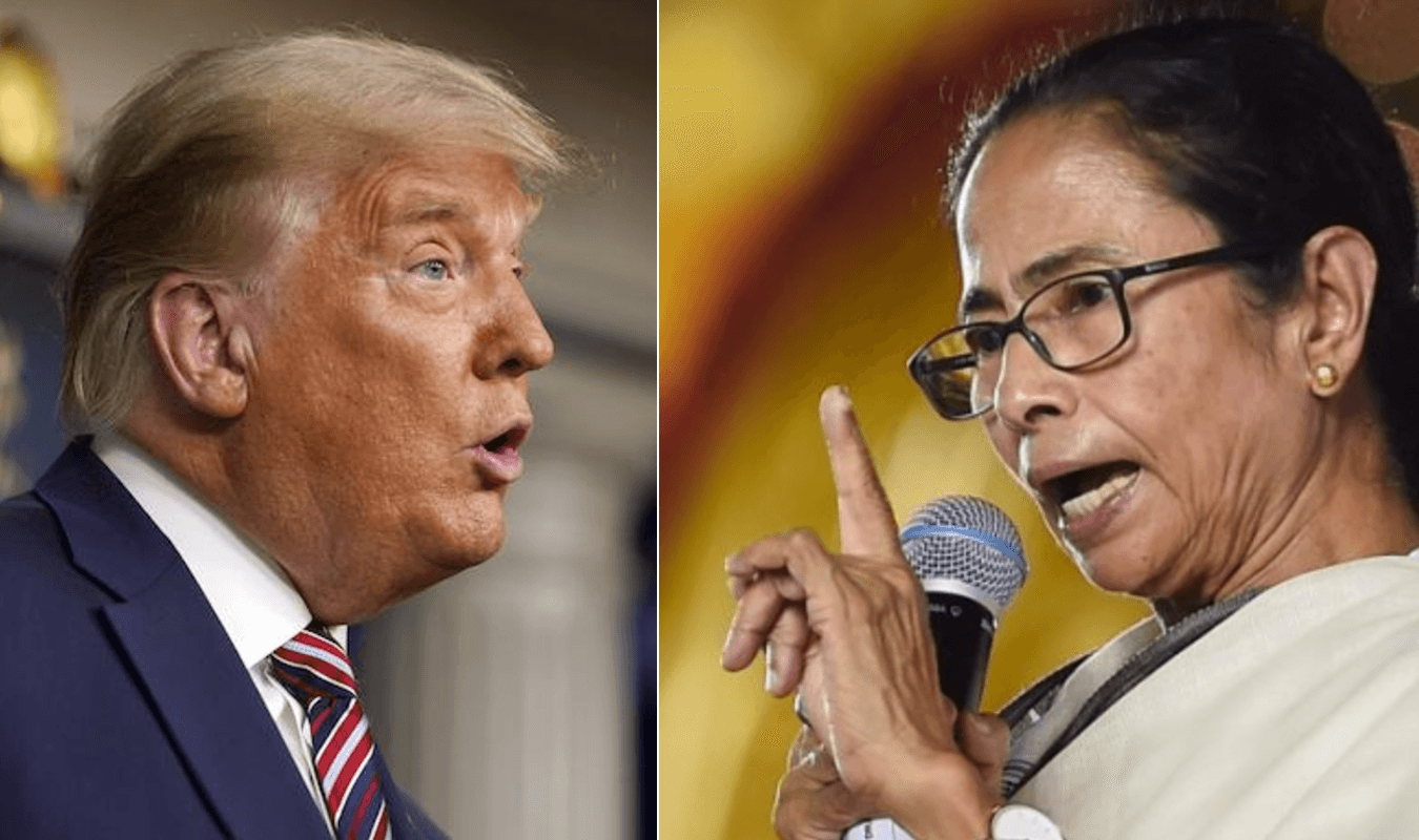 पश्चिम बंगाल चुनाव 2021 में अमेरिका के राष्ट्रपति डोनाल्ड ट्रंप की एंट्री, ममता बनर्जी ने कही ये बात