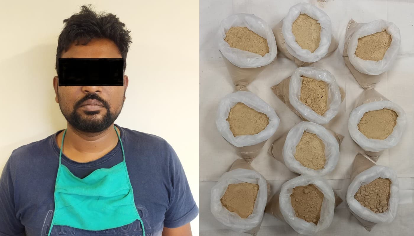 कोलकाता में 26 करोड़ की हेरोइन के साथ दुर्गापुर का कुख्यात ड्रग तस्कर गिरफ्तार