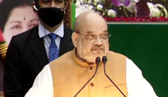 BJP का मिशन 2021 : अमित शाह ने करोड़ों की योजनाओं का किया शिलान्यास, कांग्रेस पर बोला हमला, कहा...