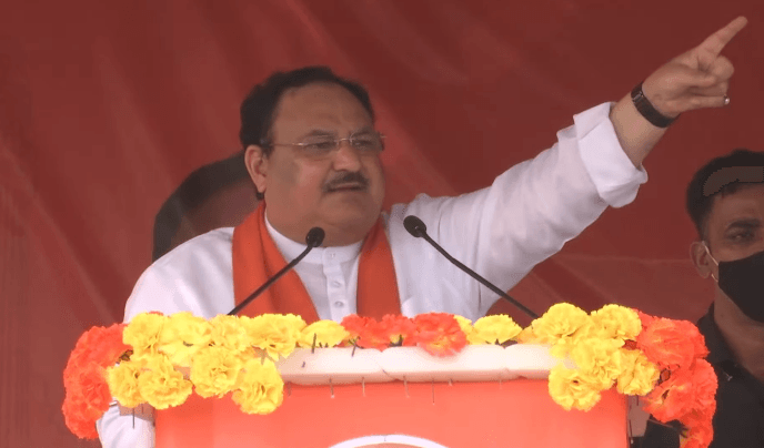 Bengal Chunav 2021: ‘मां माटी मानुष की नहीं तोलाबाजी और कटमनी की चिंता कर रही दीदी’, CM ममता पर जेपी नड्डा का हमला Bengal Chunav 2021: ‘मां माटी मानुष की नहीं तोलाबाजी और कटमनी की चिंता कर रही दीदी’, CM ममता पर जेपी नड्डा का हमला