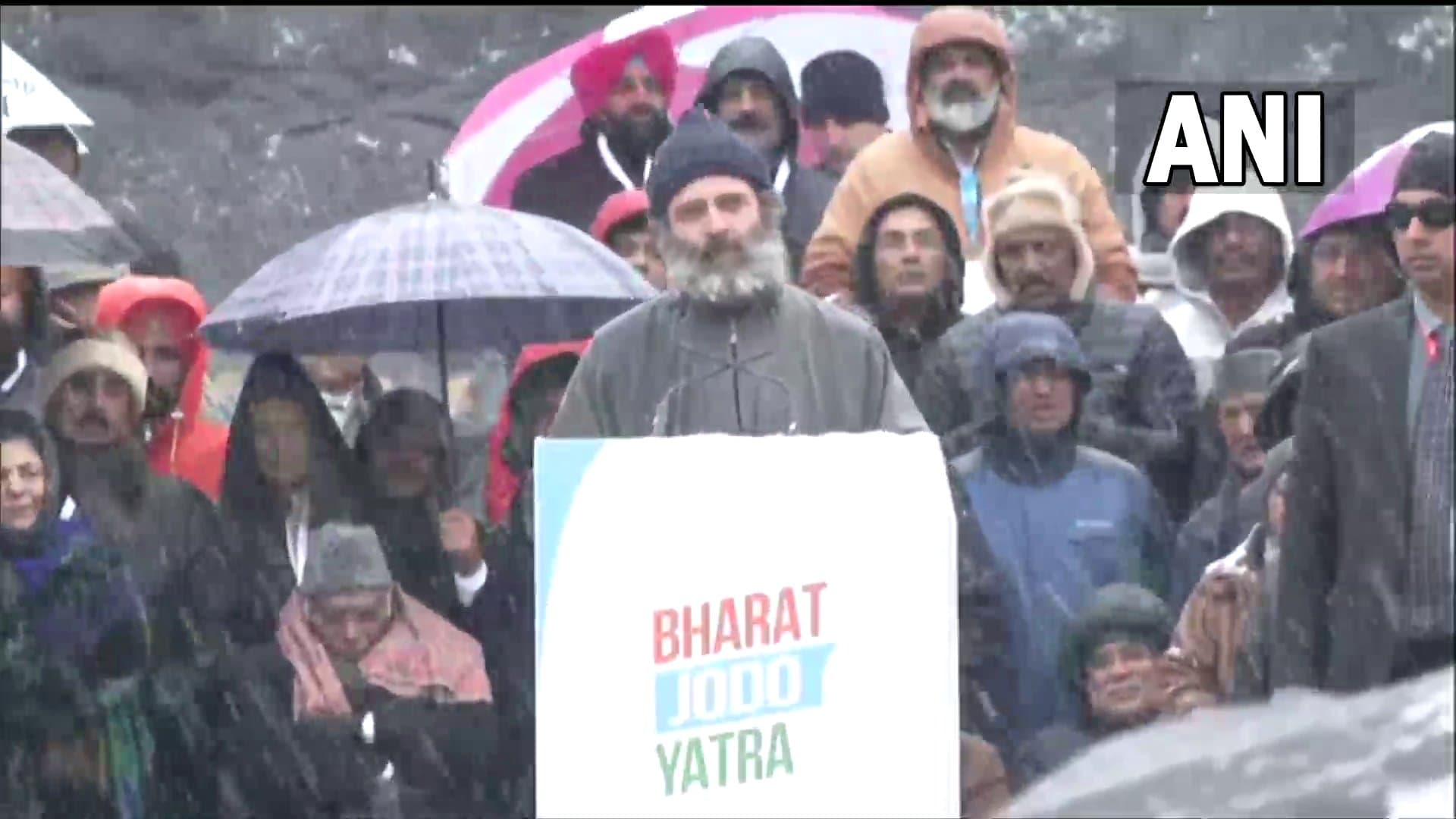 भारत जोड़ो यात्रा: राहुल के भावुक भाषण ने लोगों की आंखो को किया नम, यहां पढ़ें उनका इमोशनल स्पीच भारत जोड़ो यात्रा: राहुल के भावुक भाषण ने लोगों की आंखो को किया नम, यहां पढ़ें उनका इमोशनल स्पीच