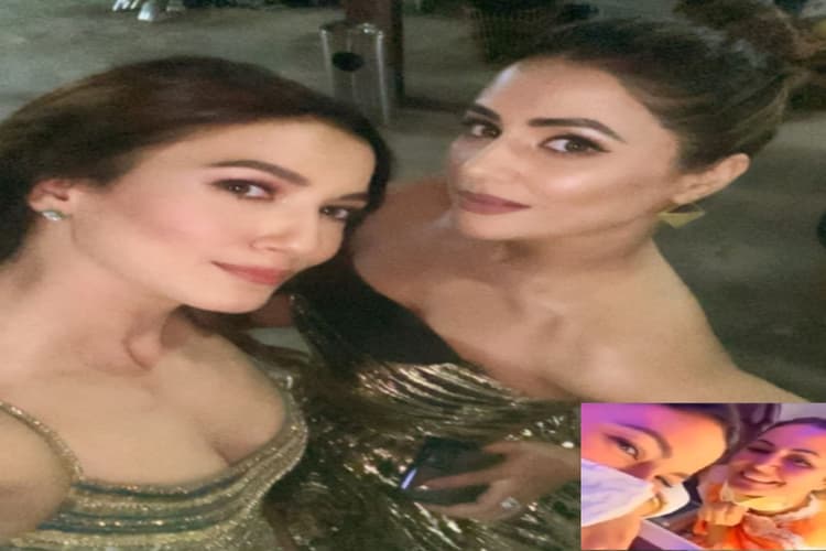 Gauahar Khan और Hina Khan का हुआ रियूनियन, Bigg Boss 14 के तूफानी सीनियर्स का Video Viral