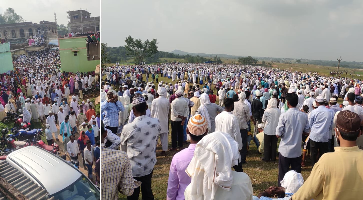 कोरोना संकट की अनदेखी कर झारखंड के मंत्री के जनाजा में शामिल हुए 60 हजार लोग, बड़े-बड़े नेता भी आये थे