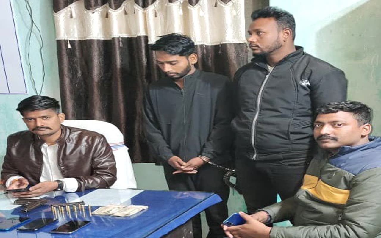 पलामू के बाद हजारीबाग में भी अमन साहू के दो गुर्गे गिरफ्तार, एक बड़े व्यवसायी की हत्या करने की थी योजना