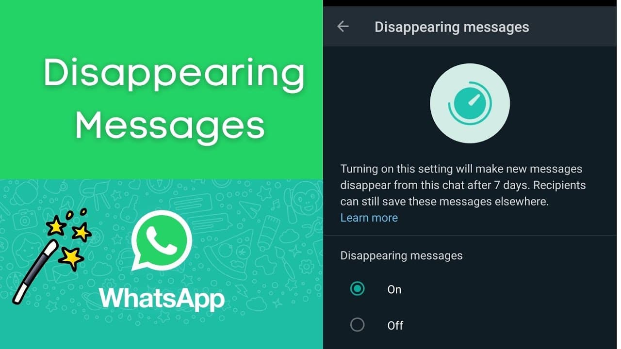 WhatsApp मैसेज 7 दिनों में हो जाएंगे गायब, नया फीचर ऐसे करें एक्टिवेट WhatsApp मैसेज 7 दिनों में हो जाएंगे गायब, नया फीचर ऐसे करें एक्टिवेट