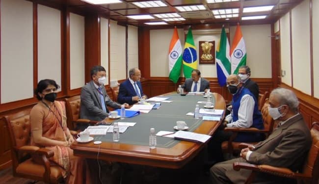 IBSA की बैठक में समुद्री सुरक्षा और आतंकवाद समेत कई मुद्दों पर हुई चर्चा, एनएसए अजीत डोभाल ने की मेजबानी