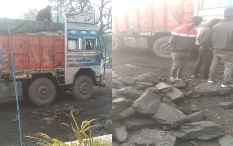 गढ़वा में धड़ल्ले से हो रहा कोयले का काला खेल, ट्रक चालक और बिचौलिये कर रहे लाखों रुपये की हेरफेर