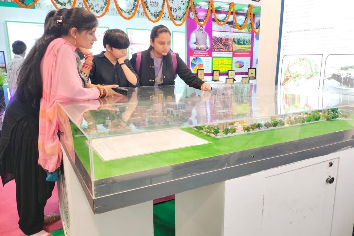 भारतीय अंतरराष्ट्रीय व्यापार मेला: झारखंड पवेलियन में लोगों को पसंद आ रहा रांची स्मार्ट सिटी का मॉडल