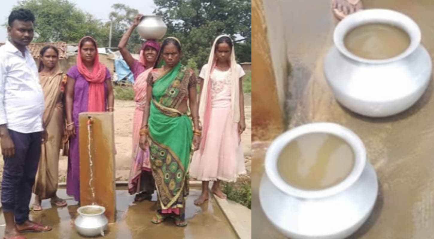 इंदिरा गांव में लाल पानी पीने के लिए क्यों मजबूर हैं लोग?