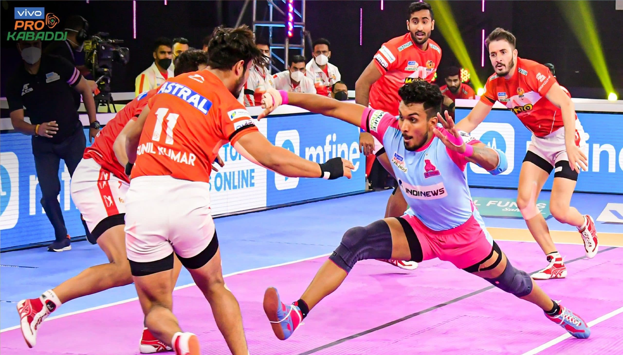 Pro Kabaddi League 2022: 100वें मुकाबले में जयपुर ने गुजरात जाइंट्स को 36-31 से हराया, दीपक हुड्डा चमके
