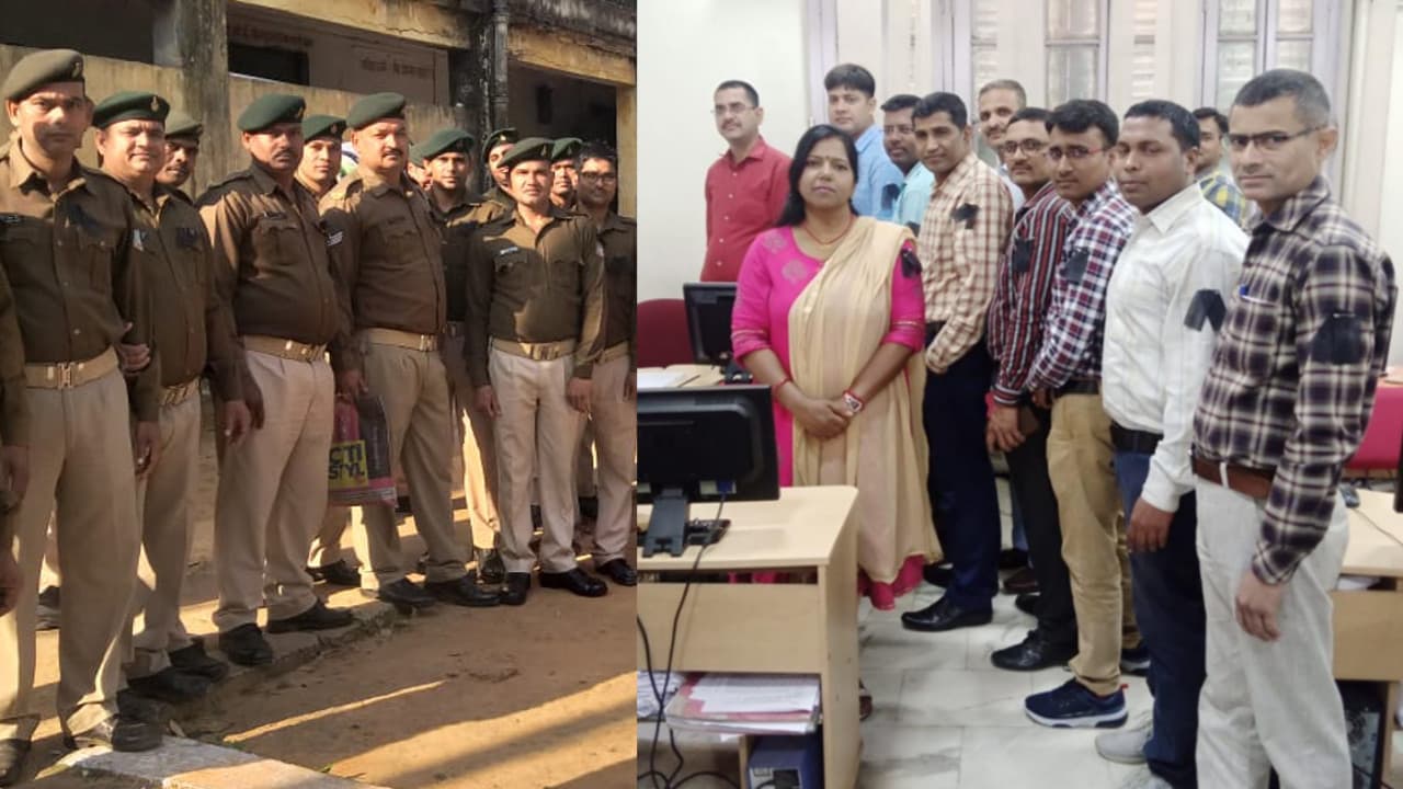 झारखंड पुलिस के 55 हजार जवानों का विरोध शुरू, पुलिसकर्मी कर रहे काला बिल्ला लगाकर ड्यूटी,जानें पूरा मामला झारखंड पुलिस के 55 हजार जवानों का विरोध शुरू, पुलिसकर्मी कर रहे काला बिल्ला लगाकर ड्यूटी,जानें पूरा मामला
