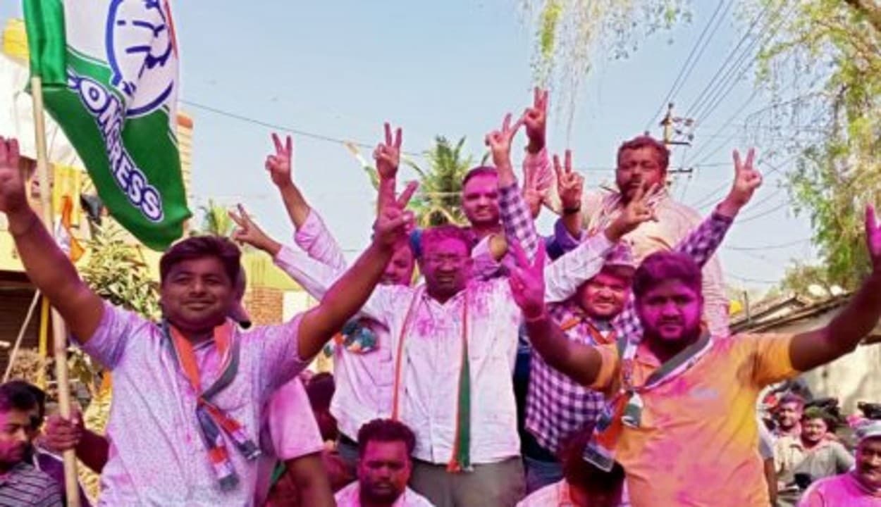 कर्नाटक शहरी निकाय चुनाव में भाजपा को करारा झटका, कांग्रेस 501 सीटों पर जीत दर्जकर बनी सबसे बड़ी पार्टी