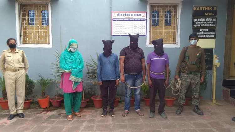 पीएलएफआइ महिला विंग की कमांडर मैडमजी समेत चार गिरफ्तार