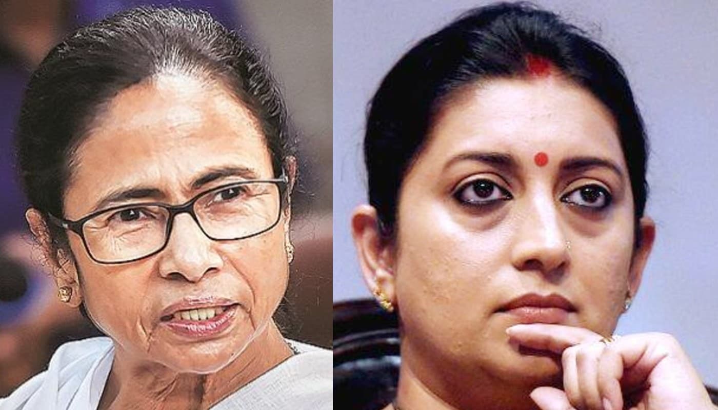संदेशखाली हिंसा को लेकर स्मृति ईरानी ने ममता सरकार को घेरा कहा, आखिर बंगाल में महिलाओं क्यों नहीं सुरक्षित संदेशखाली हिंसा को लेकर स्मृति ईरानी ने ममता सरकार को घेरा कहा, आखिर बंगाल में महिलाओं क्यों नहीं सुरक्षित