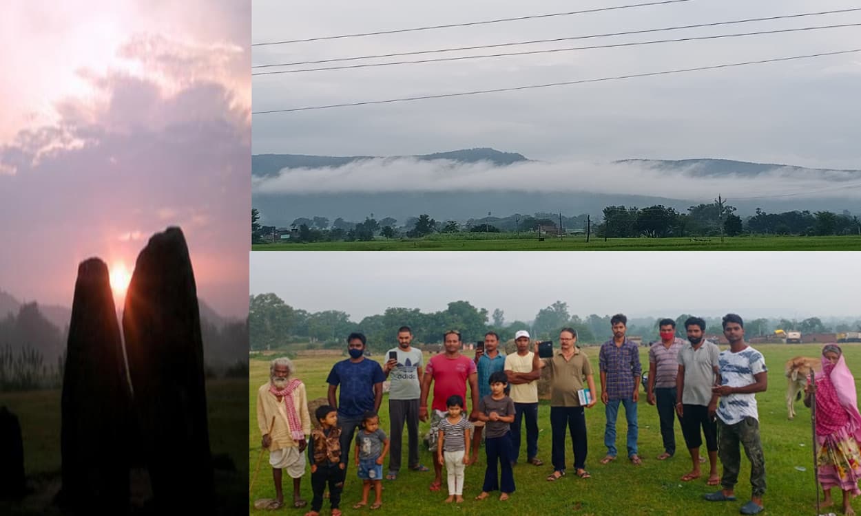 मेगालिथ स्थल से सूर्य के उत्तरायण से दक्षिनायण की ओर जाने के रोमांच को देखने जुटे लोग, अब धीरे- धीरे बढ़ेगी ठंड