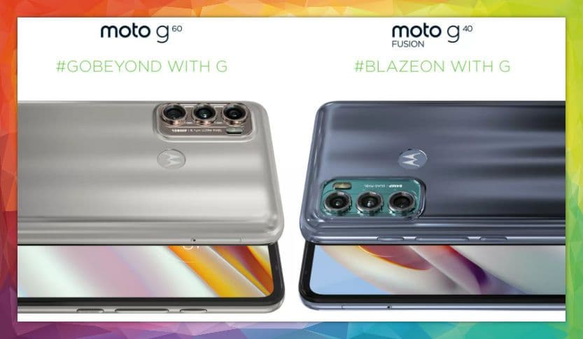 Moto G60, Moto G40 Fusion Price: 108 मेगापिक्सल का कैमरा, 6000mAh की दमदार बैटरी के साथ आयी Moto G Series Moto G60, Moto G40 Fusion Price: 108 मेगापिक्सल का कैमरा, 6000mAh की दमदार बैटरी के साथ आयी Moto G Series