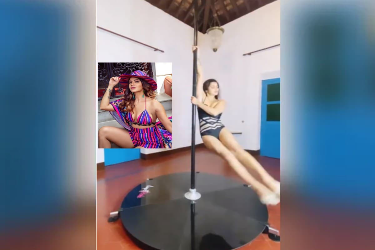 Naagin फेम Aashka Goradia ने किया एथलीजर की तरह Pole Dance, एक्ट्रेस को Mouni Roy ने किया चीयर