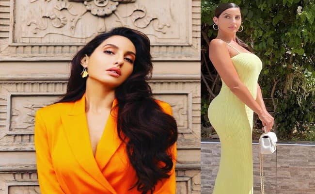 Dilbar Girl Nora Fatehi ने कैरी किया लाखों का बैग, नियॉन येलो बॉडीकॉन ड्रेस में एक्ट्रेस ने लूटा फैंस का दिल